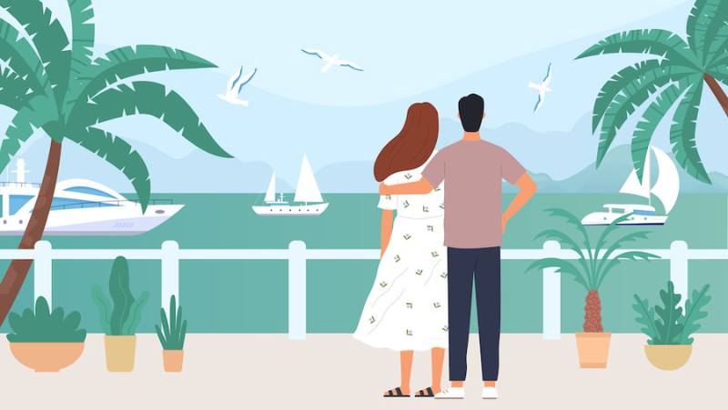 couple digital detox holiday